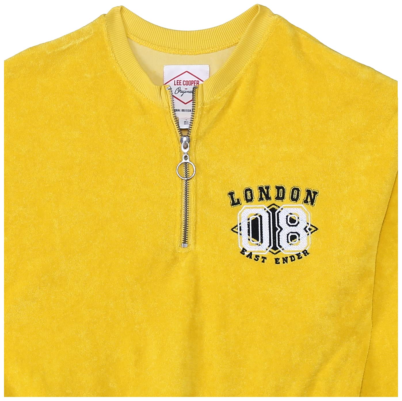 Lee Cooper Regular Sweatshirts With Half Zipper For Women,Durable Lee Cooper quality suitable for frequent use.