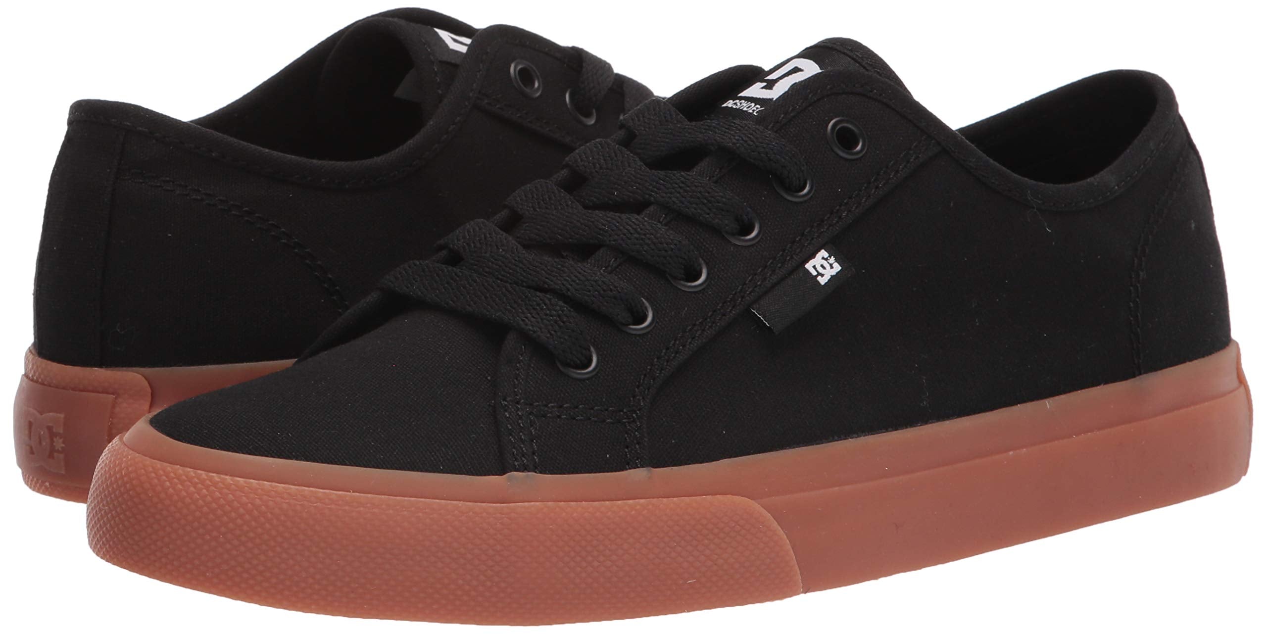 DC Men’s Manual Low-Top Vegan-Friendly Casual Skate Shoe