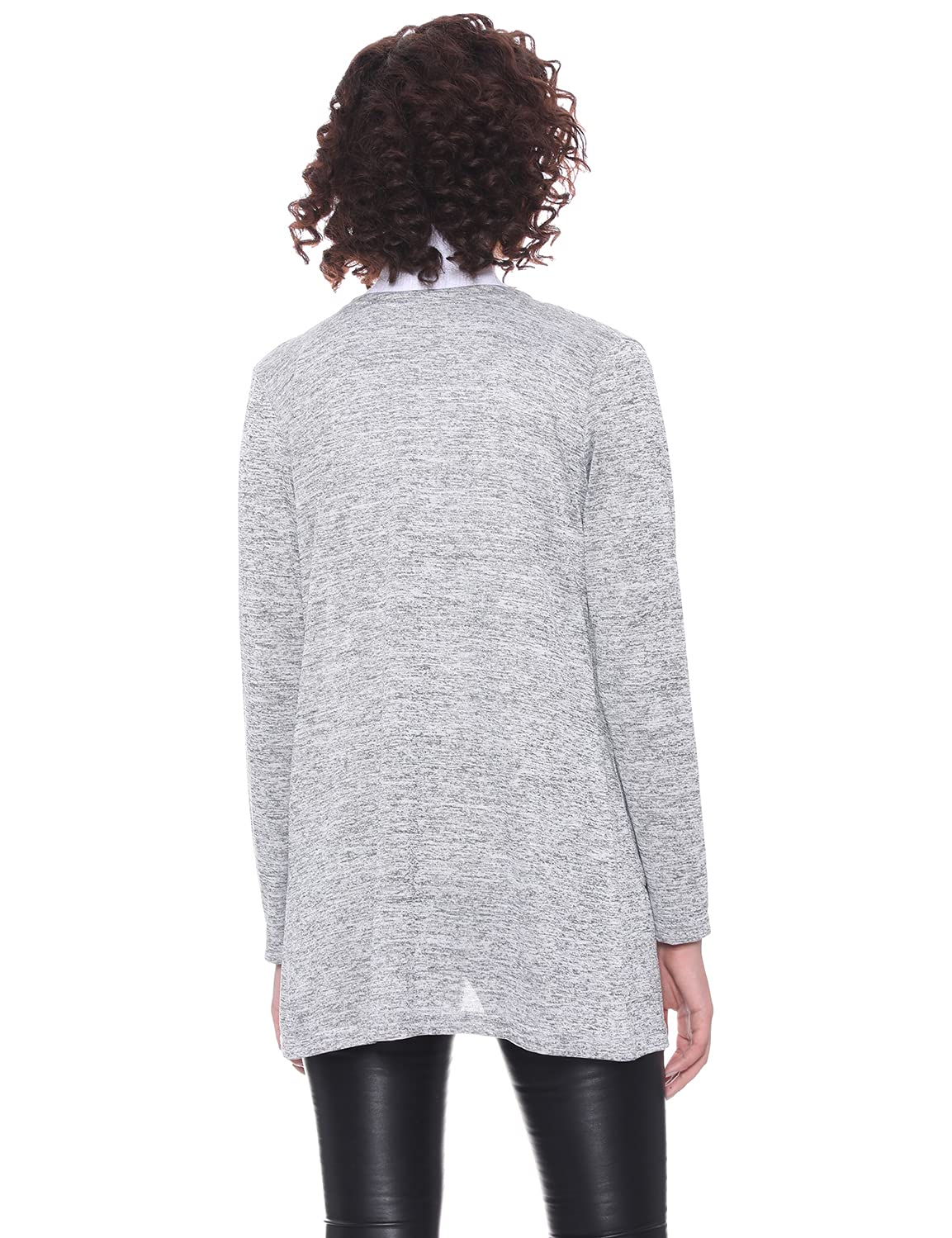 Jamila Side Pockets Long Sleeves Open Cardigan For Women,Long sleeves for added warmth and style.