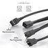 KabelDirekt 834 0.2m 3-pin fan to and 2x2-pin distribution cable 20-20-20 cm black