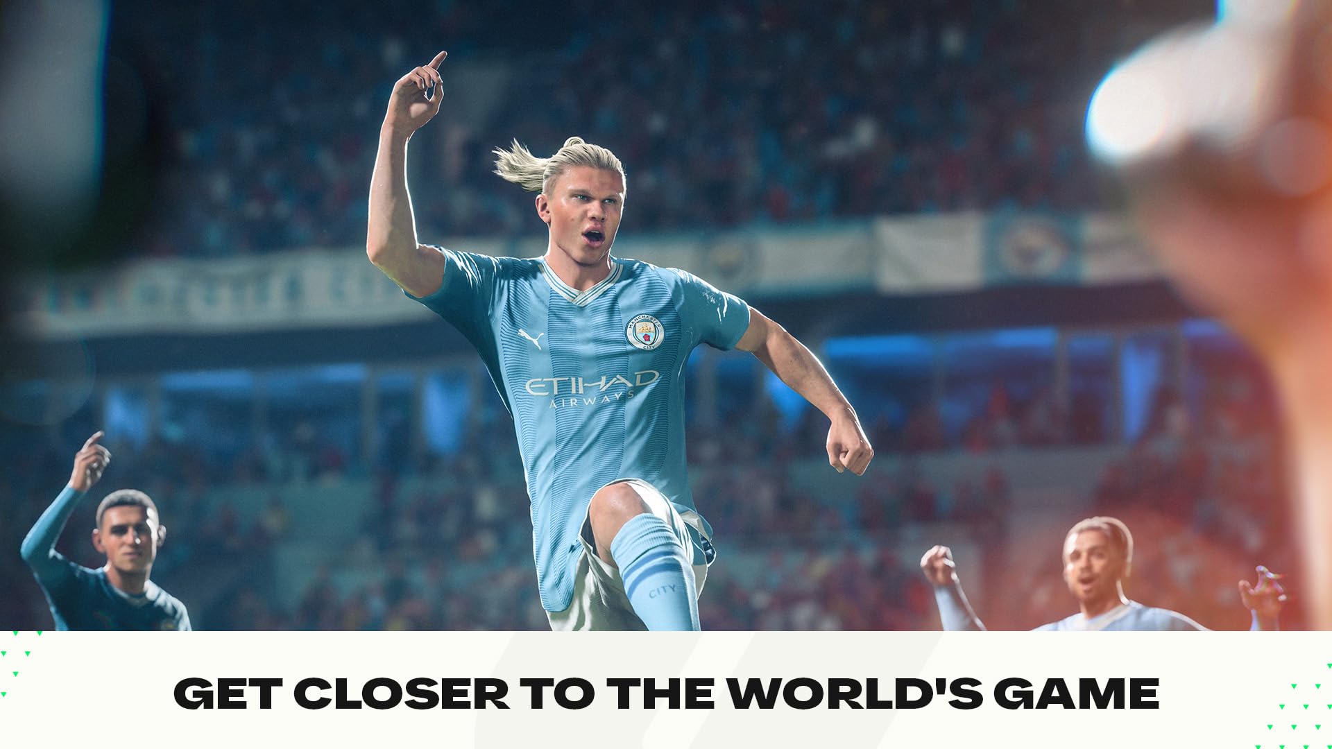 لعبة كرة القدم SPORTS FC 24 من إلكترونيك آرتس لجهاز إكس بوكس سيريس X تقدم تجربة واقعية لكرة القدم على جهازك. تحتوي على الفرق واللاعبين والدوريات المحدثة