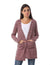  Jamila Long Sleeves Open Cotton Cardigan For Women