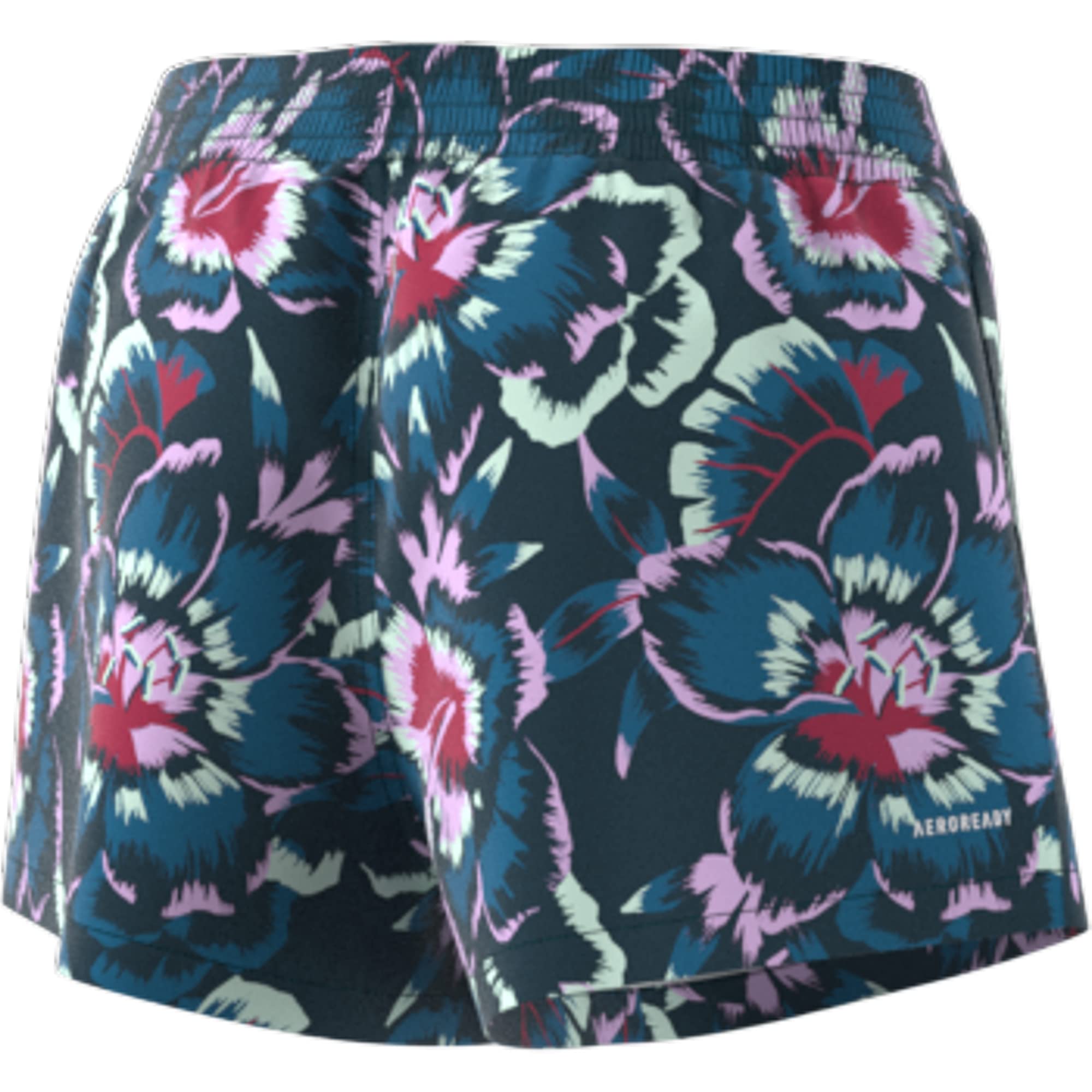 شورت نسائي بطباعة زهور من أديداس – مجموعة Farm Rio