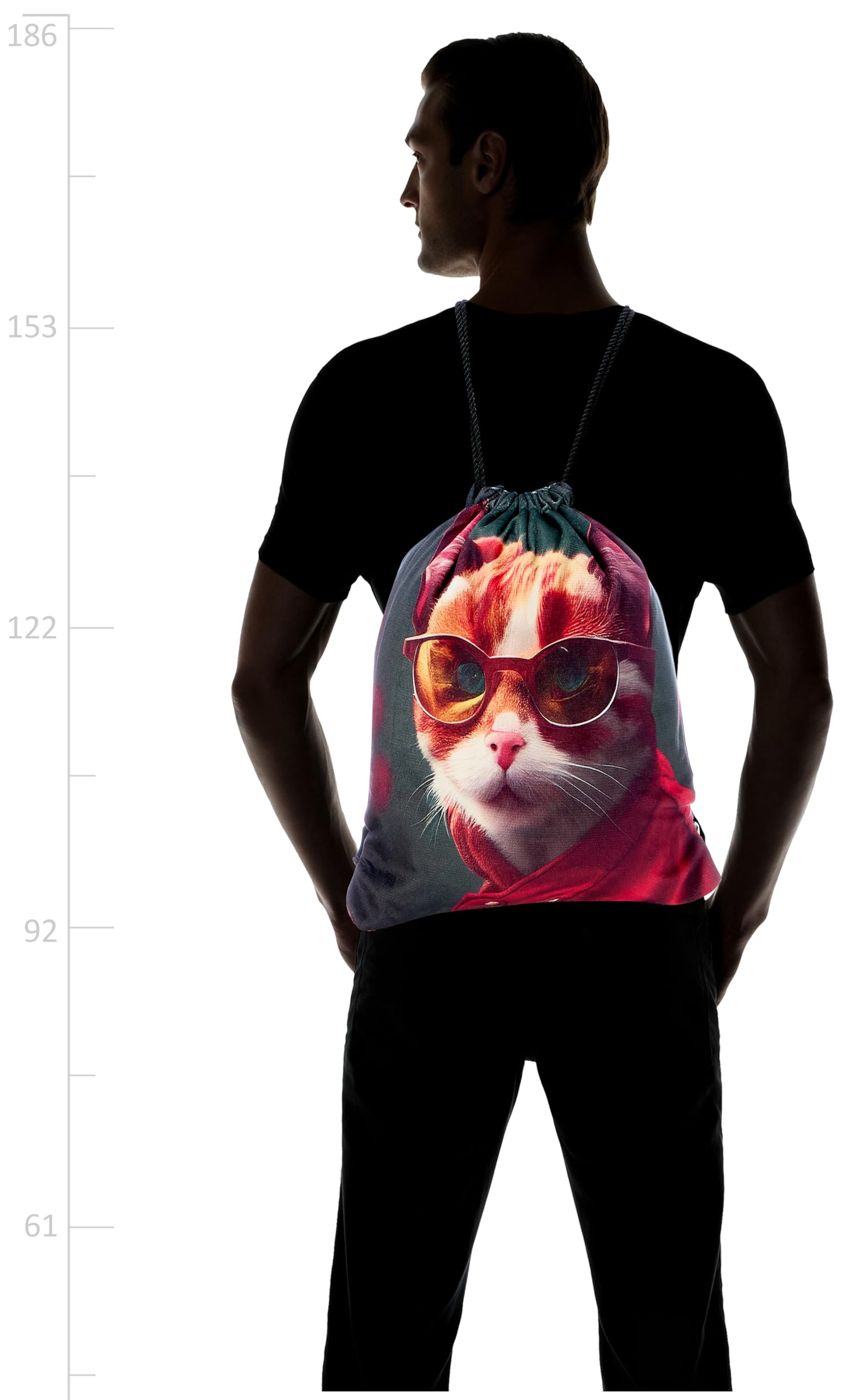 شنطة برباط من تات - 775، متعددة الألوان، مقاس كبير