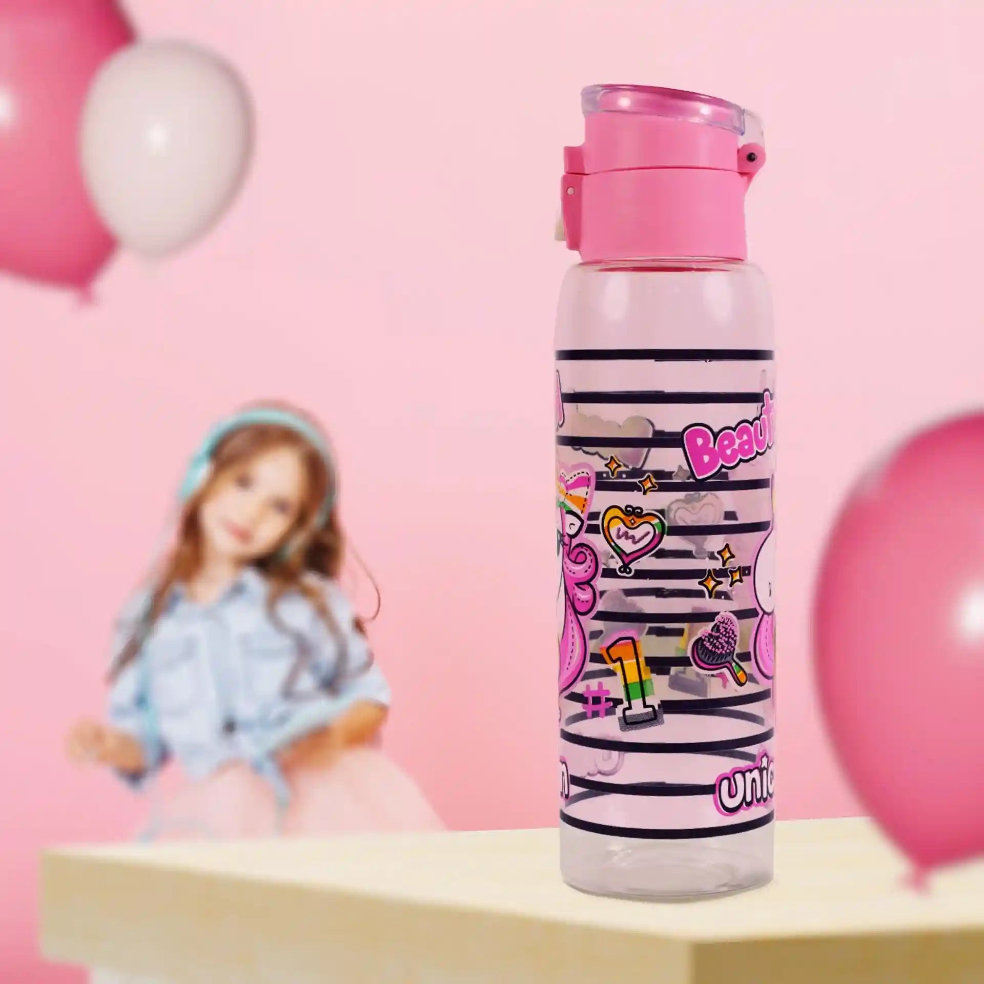 زجاجة مياه هيرفين - سعة 500 مل، متعددة الألوان، مانعة للتسرب، خالية من مادة BPA – Safqqa Egypt