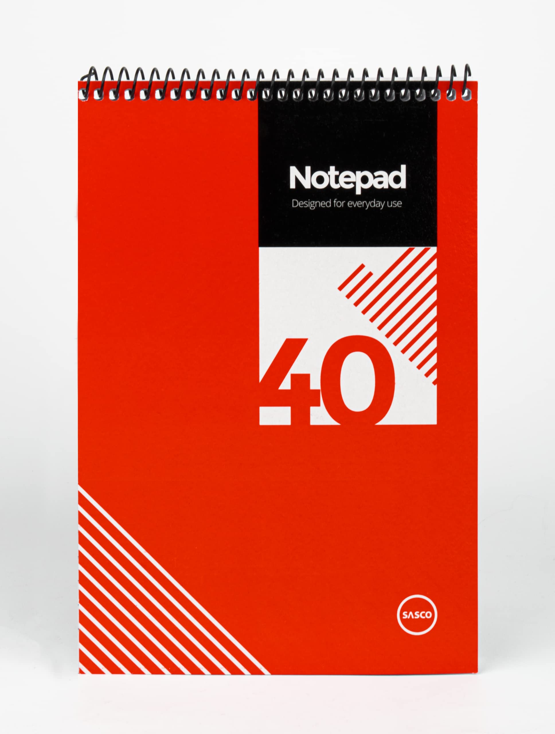 Sasco A4 Spiral Block Note – 40 Pages Lined Notepad