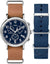 Timex Weekender Chronograph 40mm Watch – Blue Fabric Strap Only