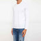 A|X ARMANI EXCHANGE mens Solid Pullover Sweater Sweatshirt, White, XX-Large US - Safqqa Egypt
