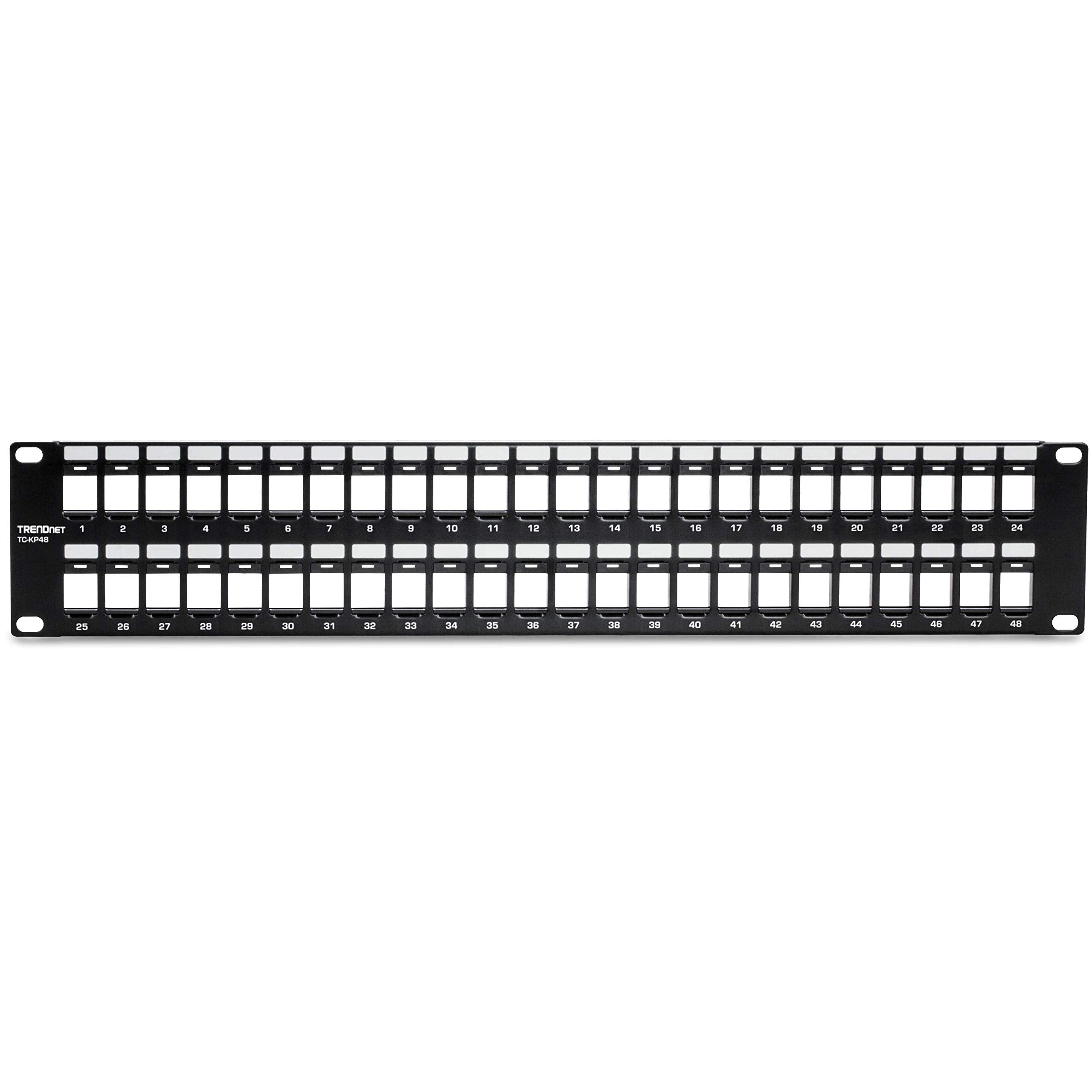 Trendnet 48-Port Blank Keystone Patch Panel – 2U High Density – Safqqa Egypt