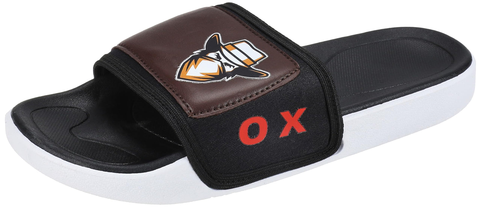 OX Rubber White Slides OX1077 For Men