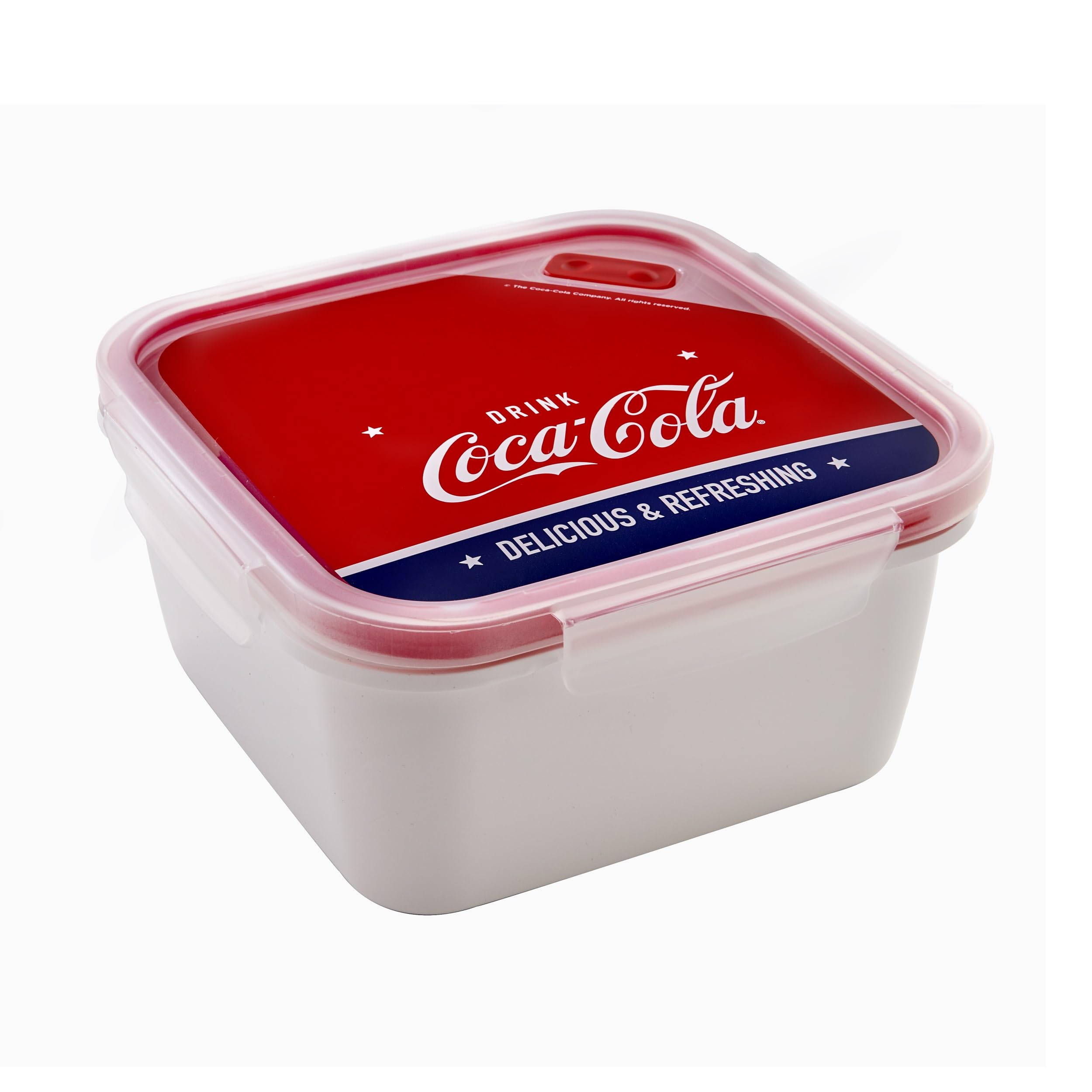 Snips Coca-Cola Square Lunch Box 1.4 L- Made in Italy Lunch Box 0% Bpa