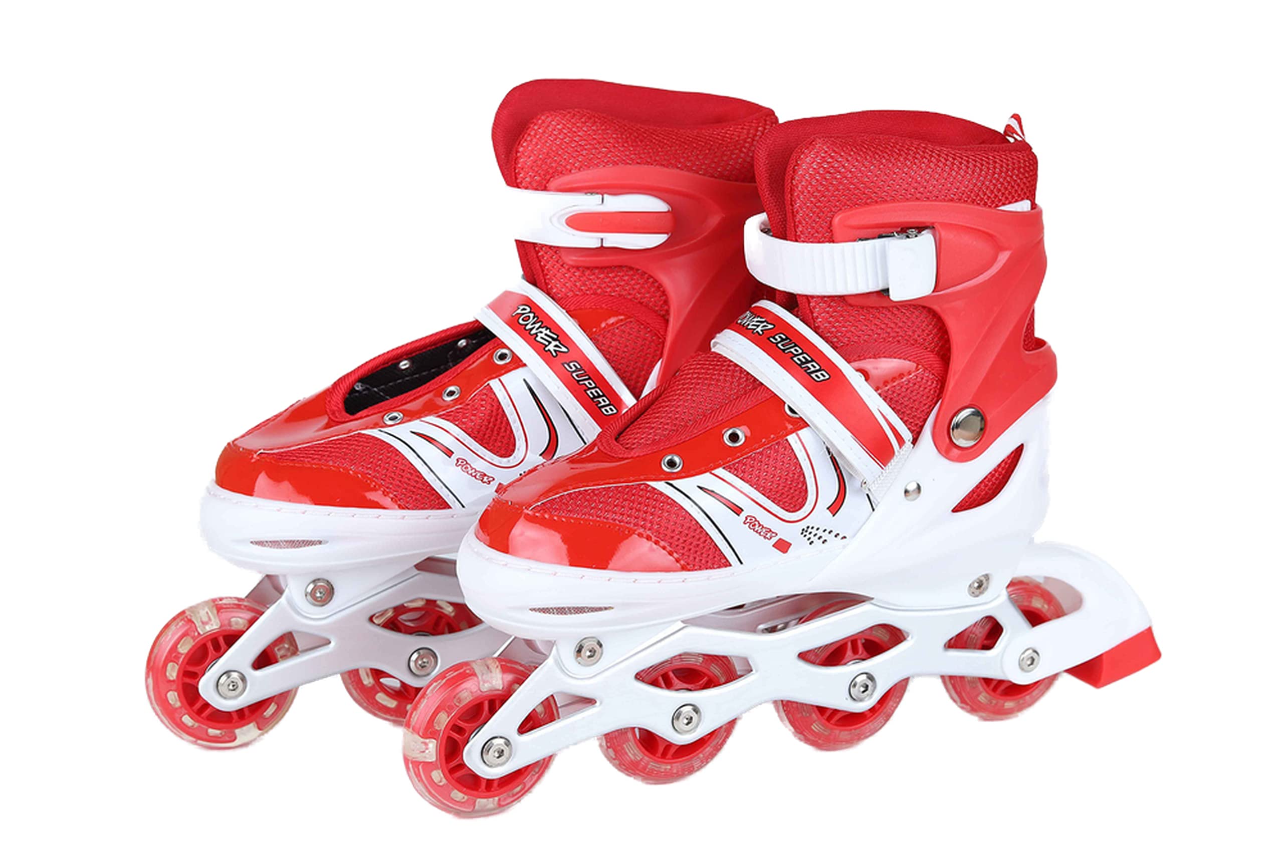 Skating shoes double calf single row size red