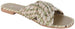 Straw Cross Strap Flat Slide Slippers for Women - Safqqa Egypt