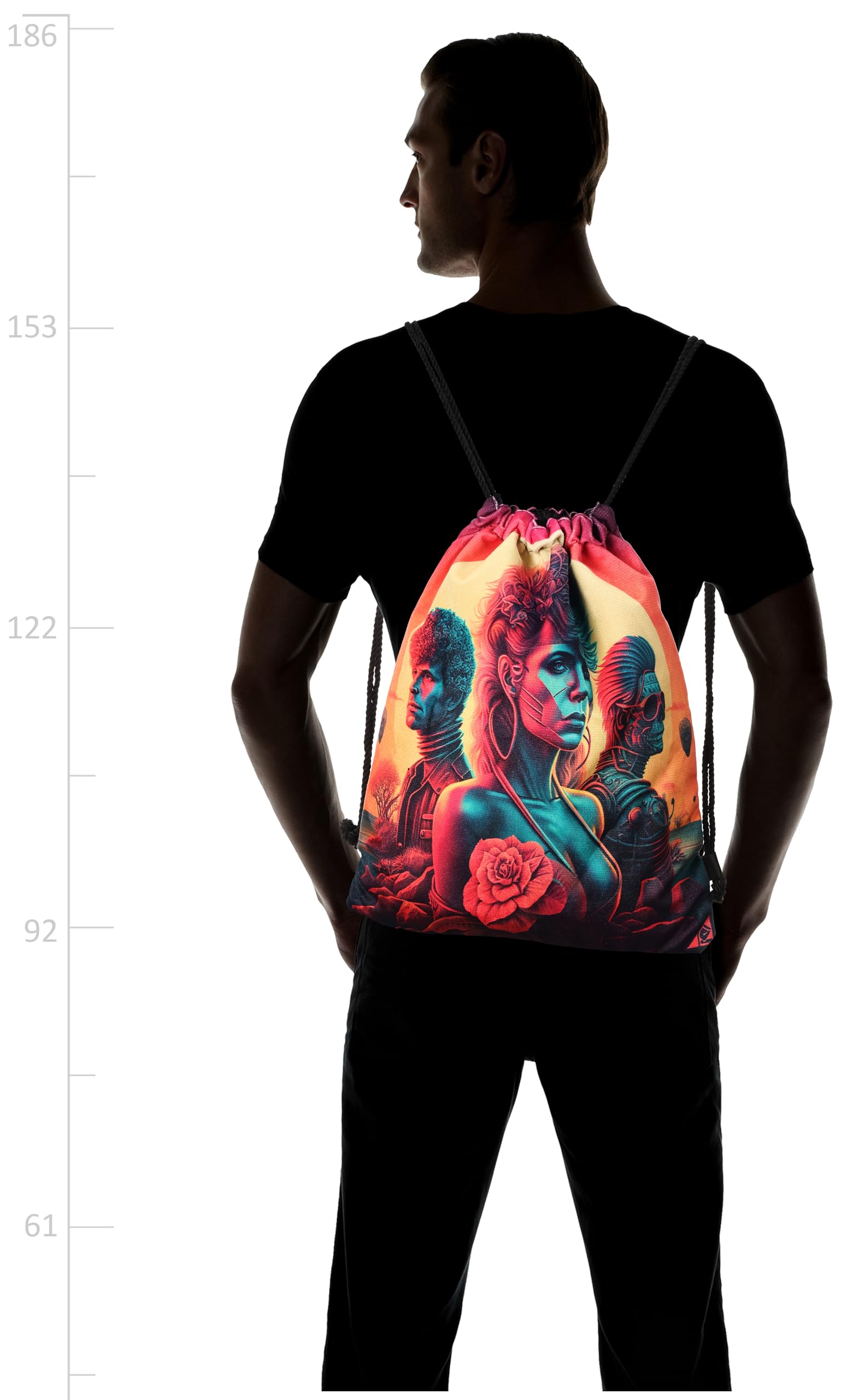 شنطة برباط من تات - 909، متعددة الالوان، مقاس كبير