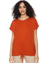Matalan Blouse for Women Ribbed Short Sleeves Round Neck Classic and flattering neck design suitable for everyday wear.