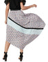 Elle Asymmetric-Hem Patterned Midi Skirts for Women - Safqqa Egypt