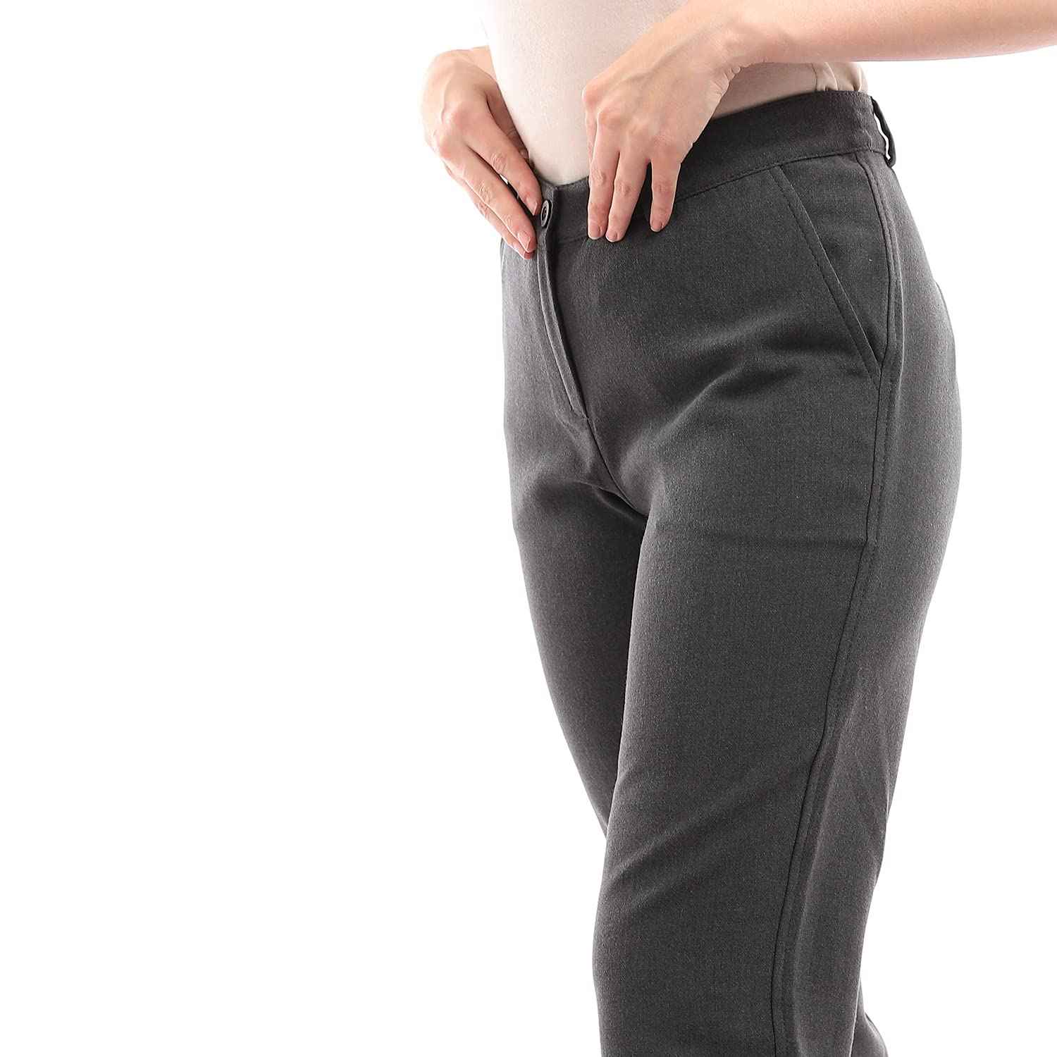 Esla womens Side Pockets Classic Pants - Safqqa Egypt