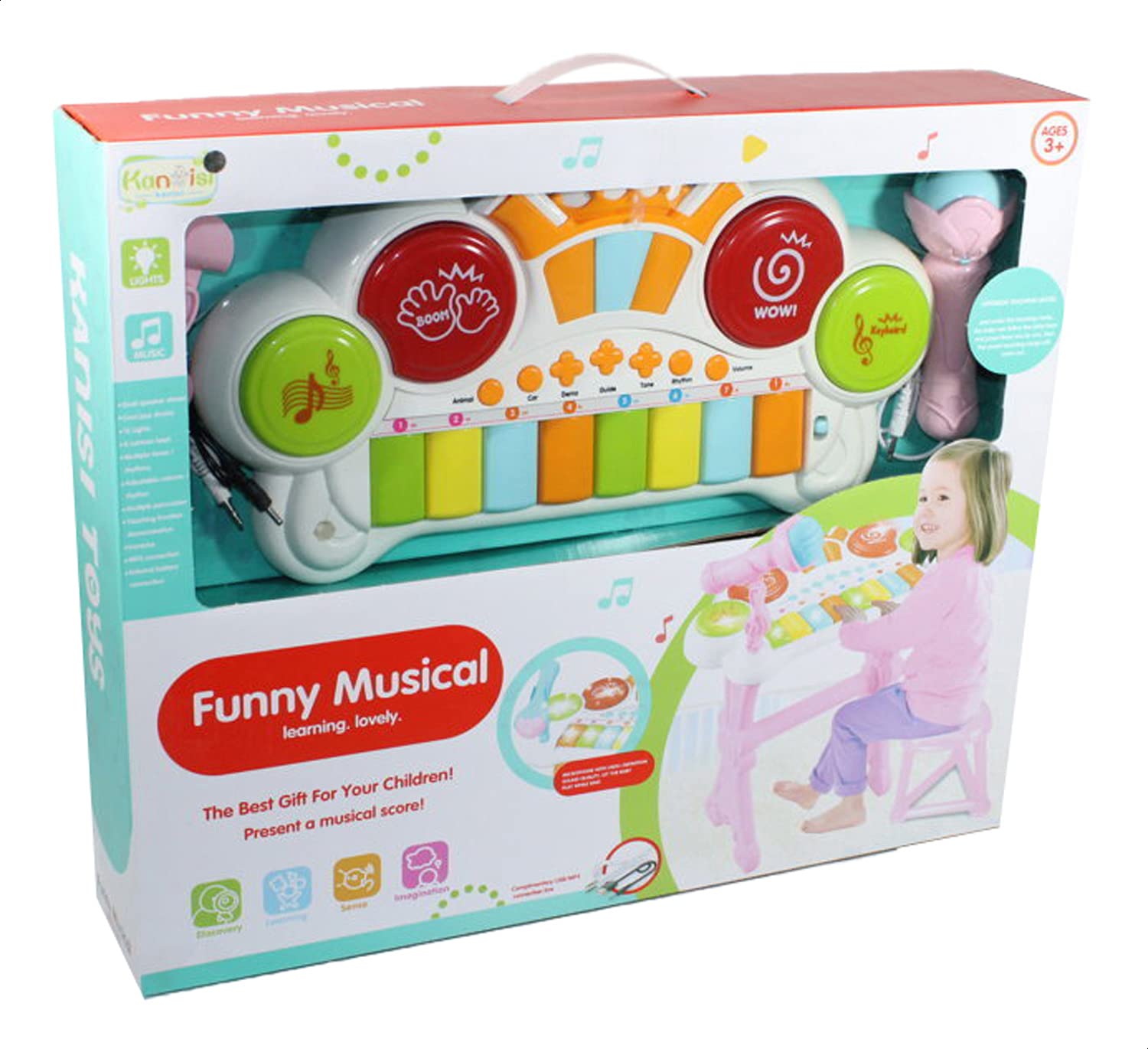 Electronic Piano for Kids - Multi-Color