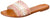 "Straw/Canvas Slippers with Net Strap Design"