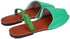 OX womens OX Faux Leather Slides For Women OX1036 Flip-Flop