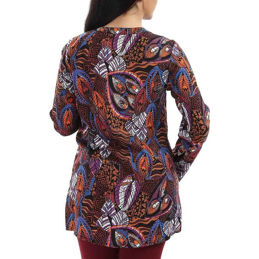 ESLA Long-sleeved Long Shirt- Blouses For Womens - Safqqa Egypt