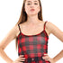 JAMILA Women Plaids Sheer Short Cover Up OUTERWEAR