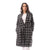 Andora Womens Patterned Comfy 36W24W30304 Modern Wool Coat - Safqqa Egypt