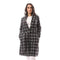 Andora Womens Patterned Comfy 36W24W30304 Modern Wool Coat - Safqqa Egypt