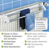 WENKO Standard Radiator Clothes Dryer – Aluminium, Extendable, Indoor & Outdoor, Portable