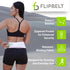 FlipBelt Running & Fitness Workout Belt, Black, X-Large