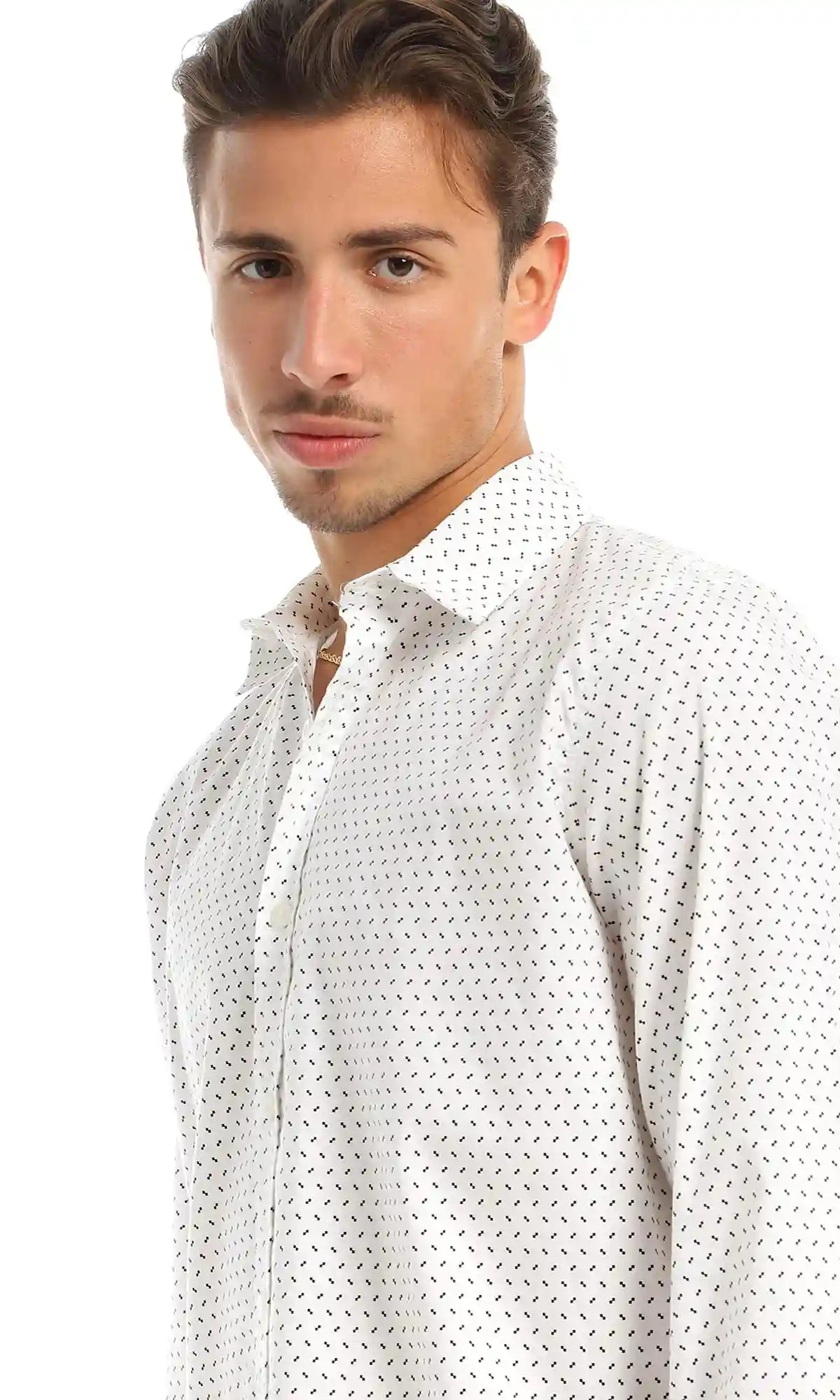 Ravin Mens S8M604 Shirt, White