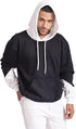 ZE Unisex 2 Tone Color Oversized Hoodie Hooded Sweatshirt (pack of 6)