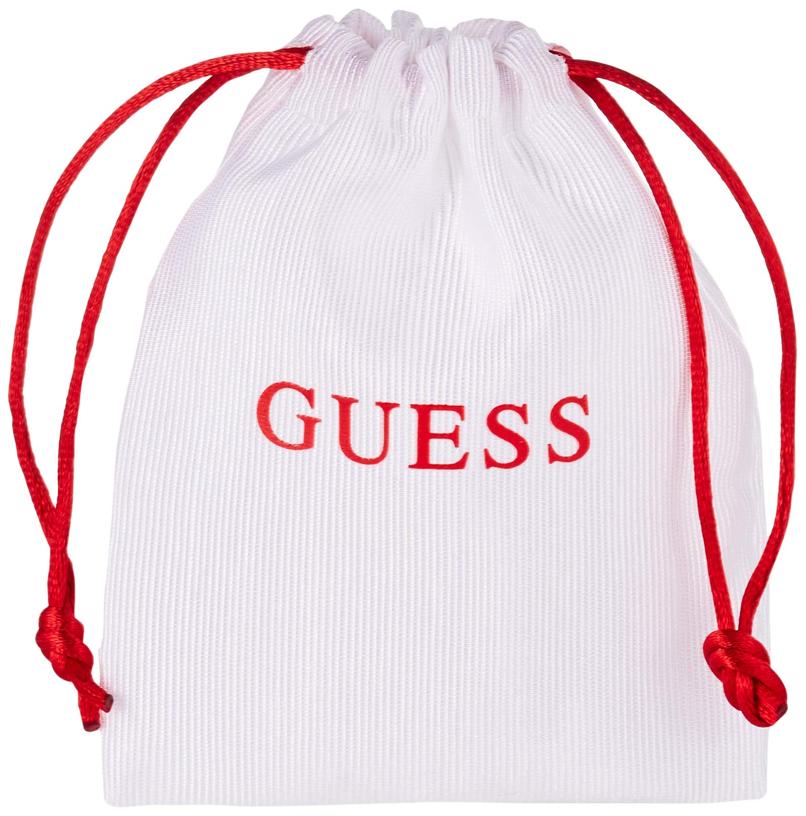 أقراط مسمارية على شكل زهرة من الفولاذ المقاوم للصدأ Guess UBE79198 للنساء - فضي