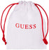 أقراط مسمارية على شكل زهرة من الفولاذ المقاوم للصدأ Guess UBE79198 للنساء - فضي