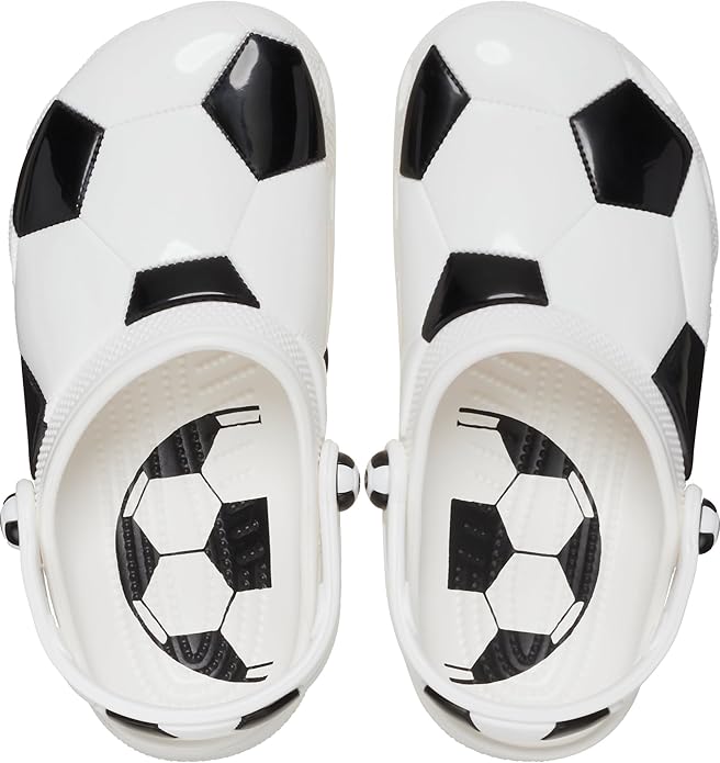 Crocs Boys Slipper White Kids Graphic Pattern Comfort – Safqqa Egypt