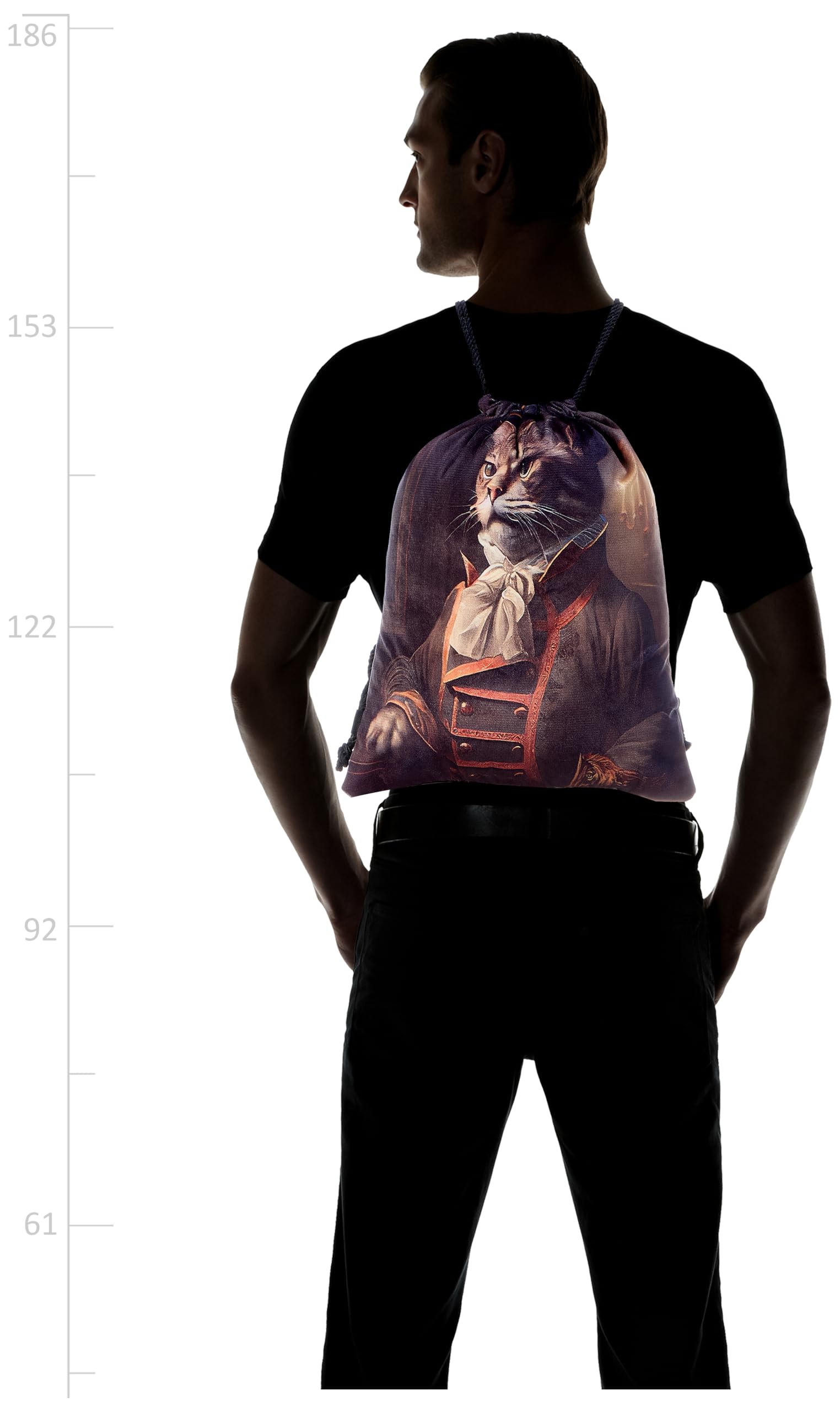 TAT DRAWSTRING BAG - 841, MultiColor, Large