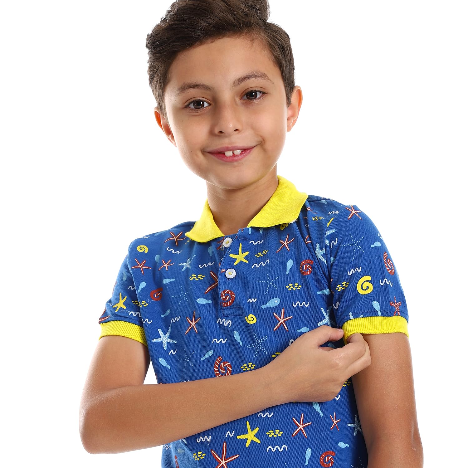 Andora Boys Figure-35S23B30302 Polo Shirt - Safqqa Egypt