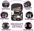 Large Travel Makeup Bag for Women – Portable Cosmetic and Toiletry Organizer