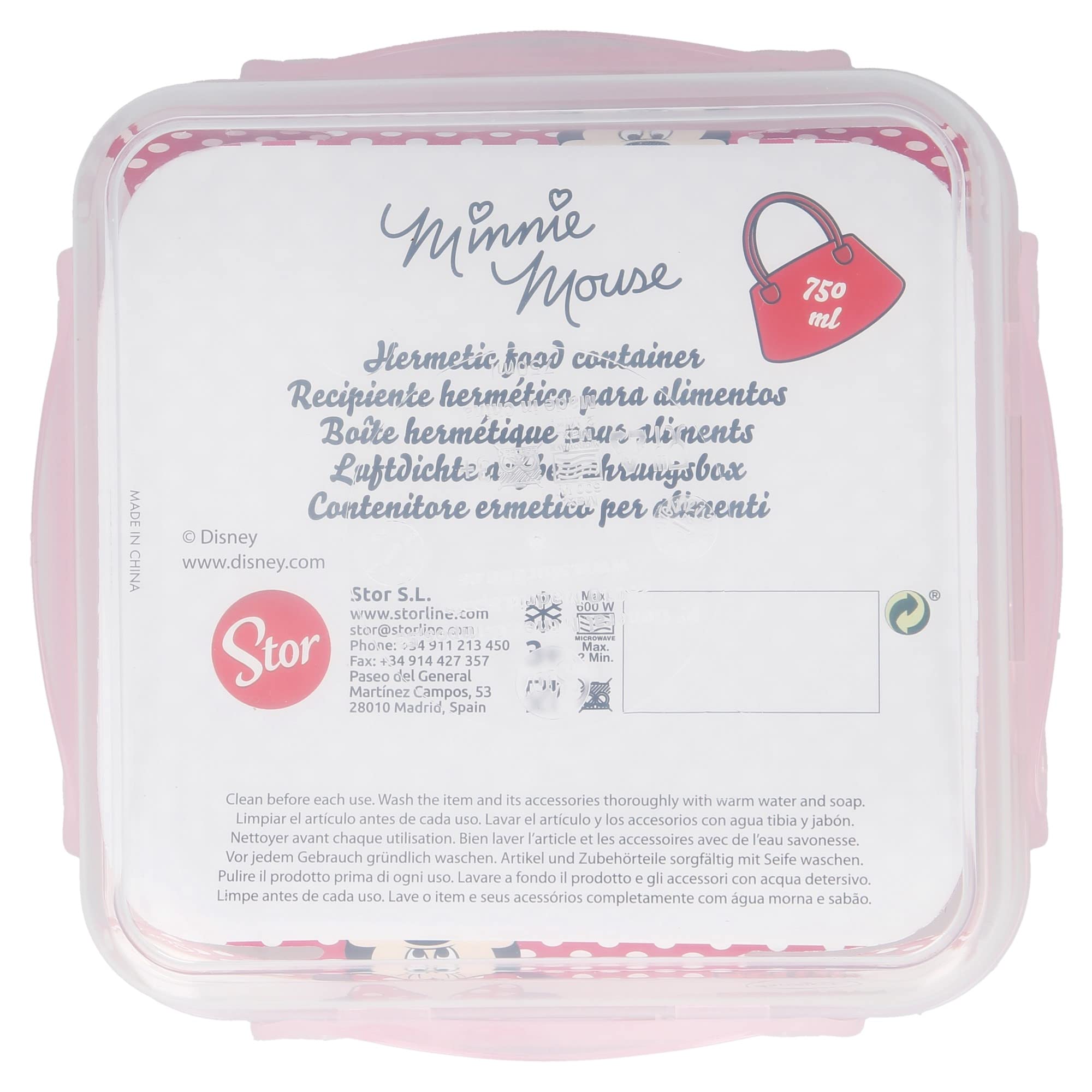 Minnie Mouse Hermetic Food Container