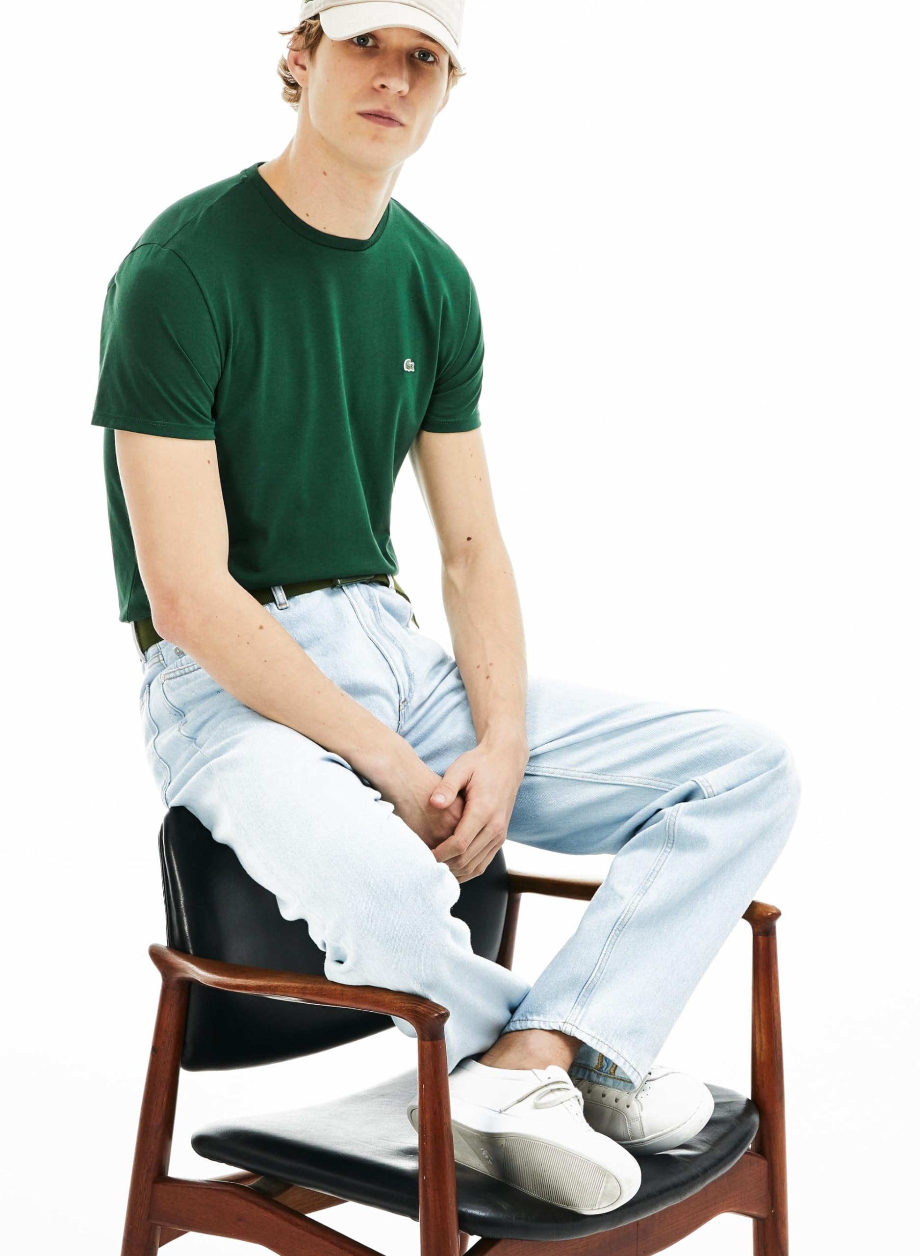 Lacoste Mens Classic TH6709 T-Shirts