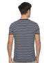 Dalydress Striped Short Sleeves Crew Neck Cotton T-shirt for Men - Safqqa Egypt