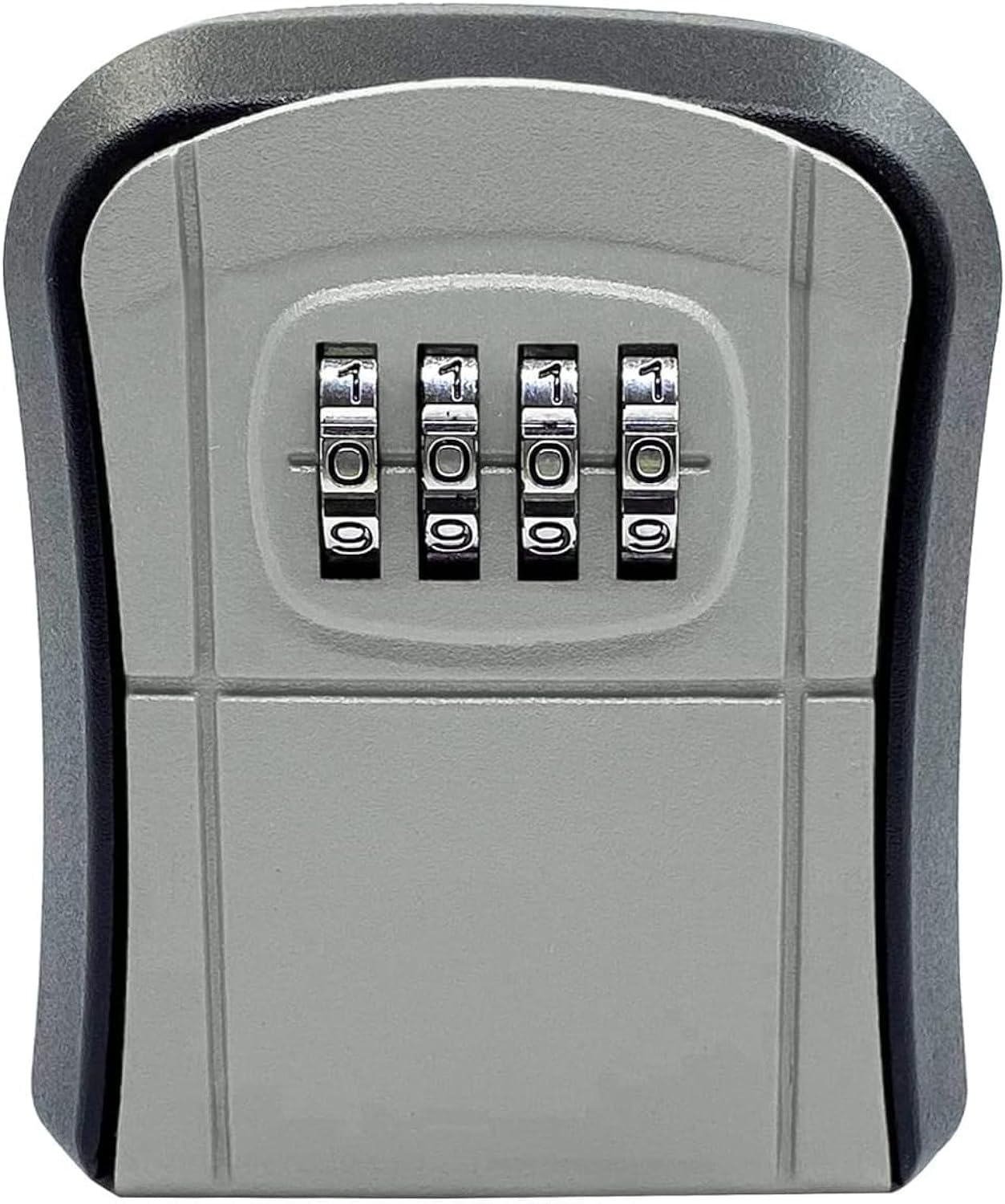 صندوق مفاتيح معدني للتثبيت على الحائط، مزود بحماية بكلمة مرور مكونة من 4 أرقام، مقاوم للماء لتخزين المفاتيح بأمان