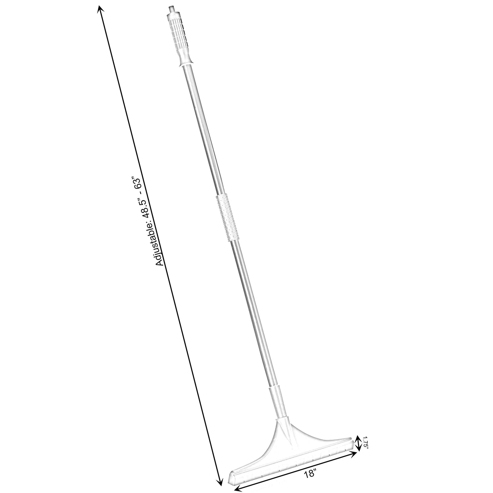Gardenised Artificial Turf Rake with Extendable Telescopic Handle