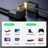 Ugreen HDMI Cable Right Angle 90 Degree 2M - HD103 - Black - Safqqa Egypt