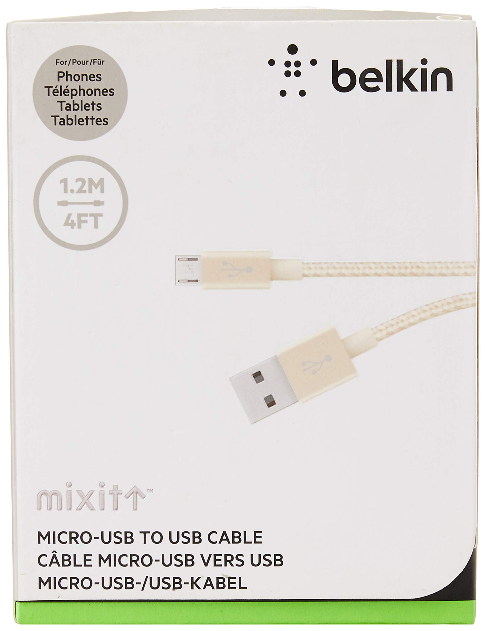 Belkin 1.2 m Mixit Metallic Micro-USB to USB Cable