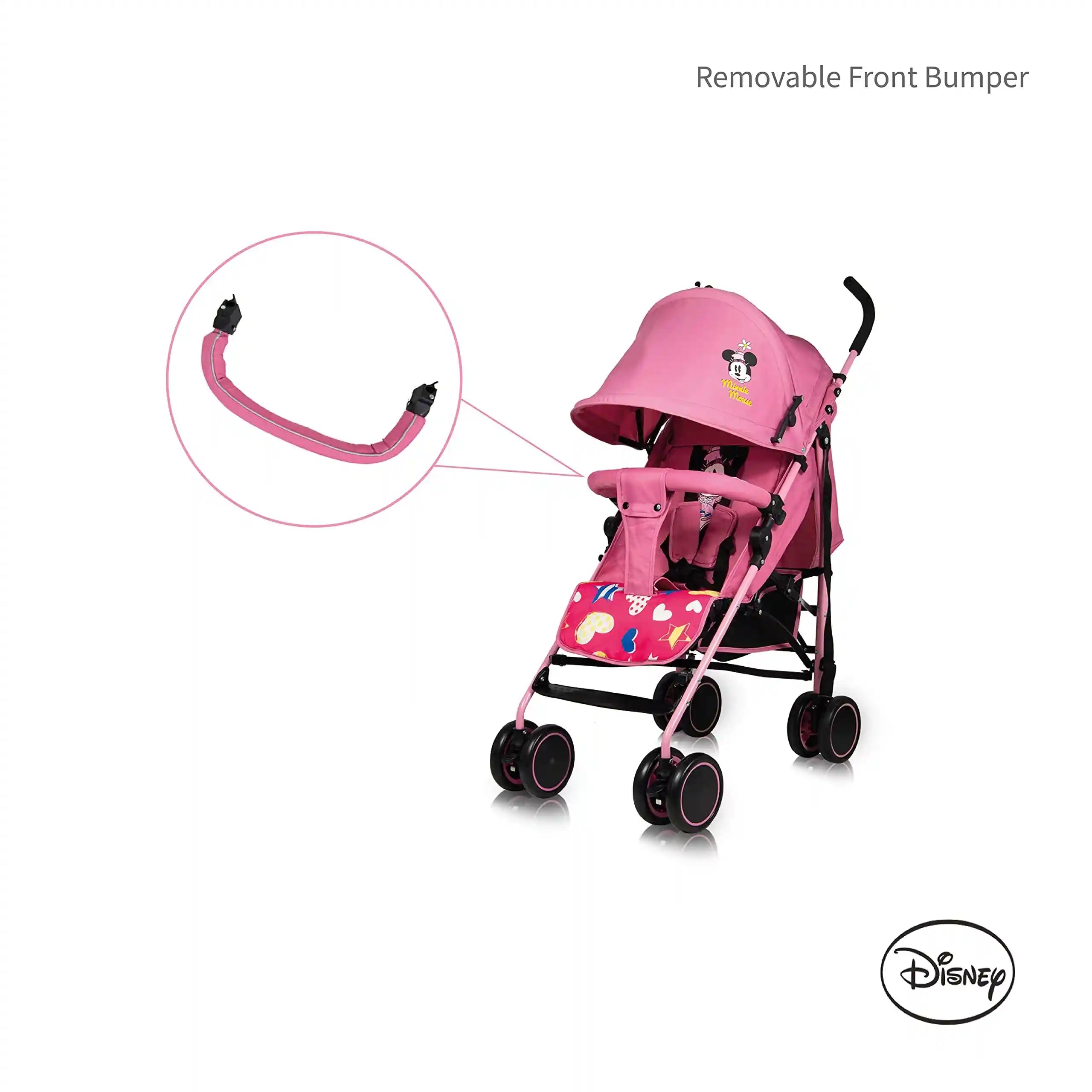 Disney Minnie Mouse Lightweight Adventure Stroller – 0-36 Months (Damage box) – Safqqa Egypt
