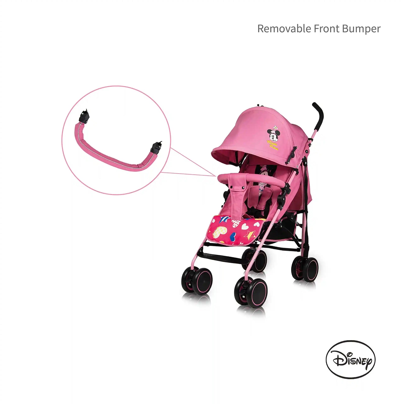 Disney Minnie Mouse Lightweight Adventure Stroller – 0-36 Months (Damage box)