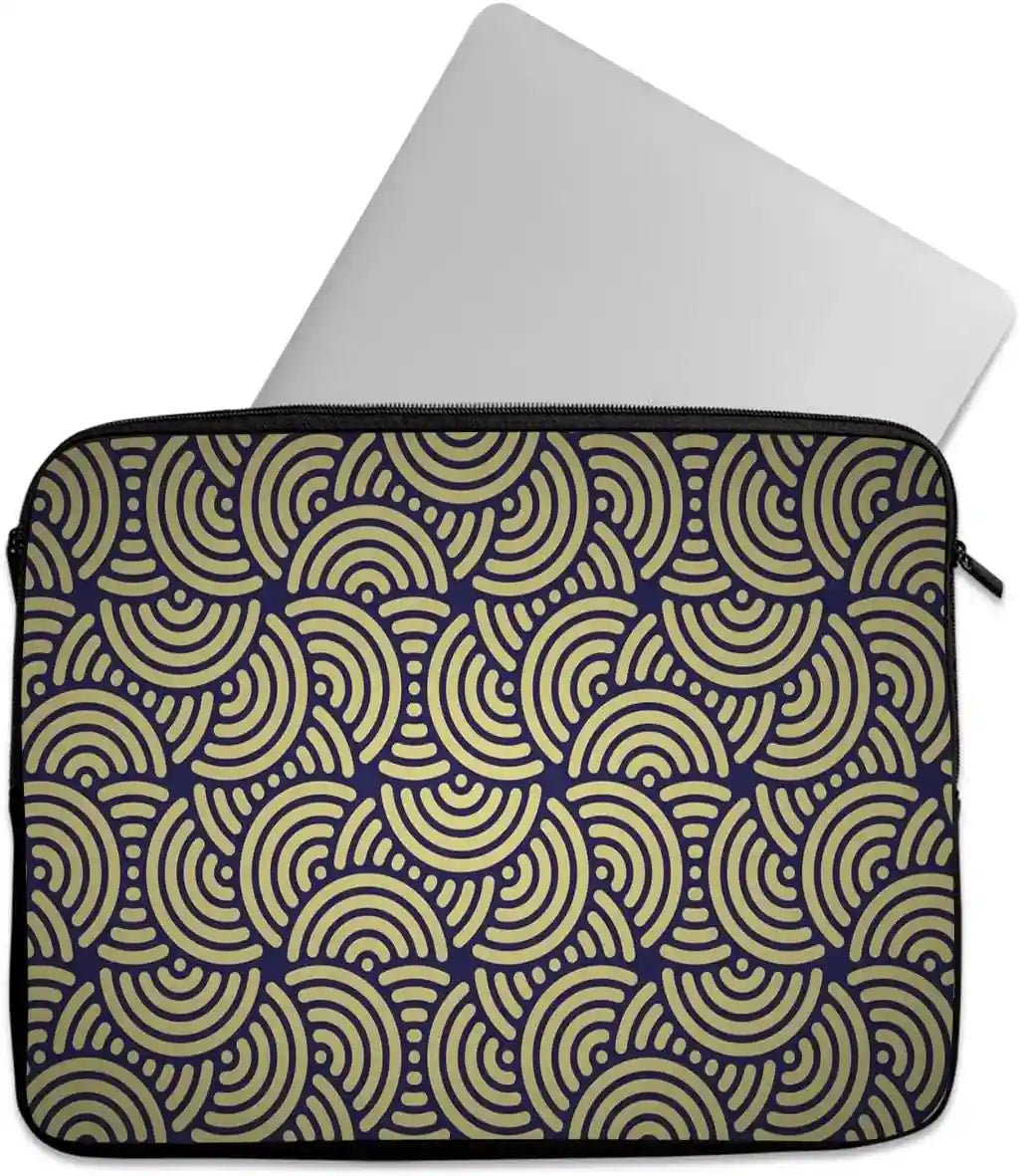 eTat Casual Zipper Printed Laptop Sleeve 15.6 Inch 15 Inch Protective Notebook Case (431) - Safqqa Egypt