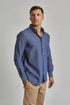 DALYDRESS Mens Casual Long Sleeve Regular Fit Chambray Shirt 220-558-2136-1936 Shirt - Safqqa Egypt
