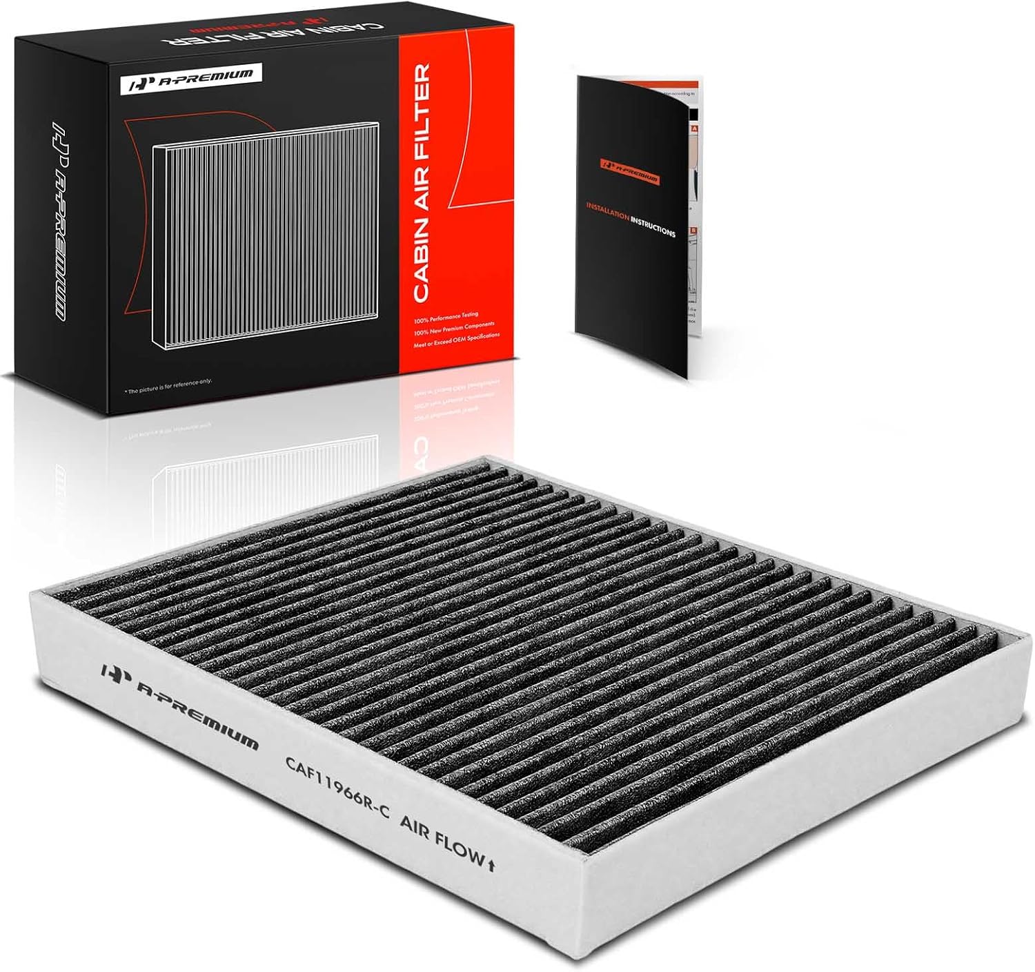 A-Premium Cabin Air Filter with Activated Carbon for Chevy GMC Cadillac Buick